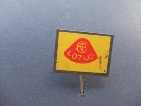 Lotus Britse sportwagenfabrikant geel logo